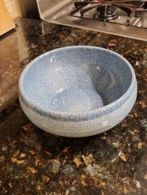 Crackle Glaze Ceramic Bowl